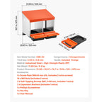 Chicken Nesting Boxes, 2 Compartments, Easy Egg Collection
