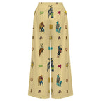 Baha Ranch The Last Roundup Rodeo High Waisted Wide Leg Pants
