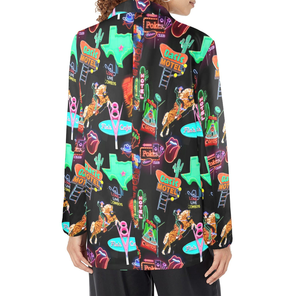 Baha Ranch Vegas Neon Women's Western Blazer