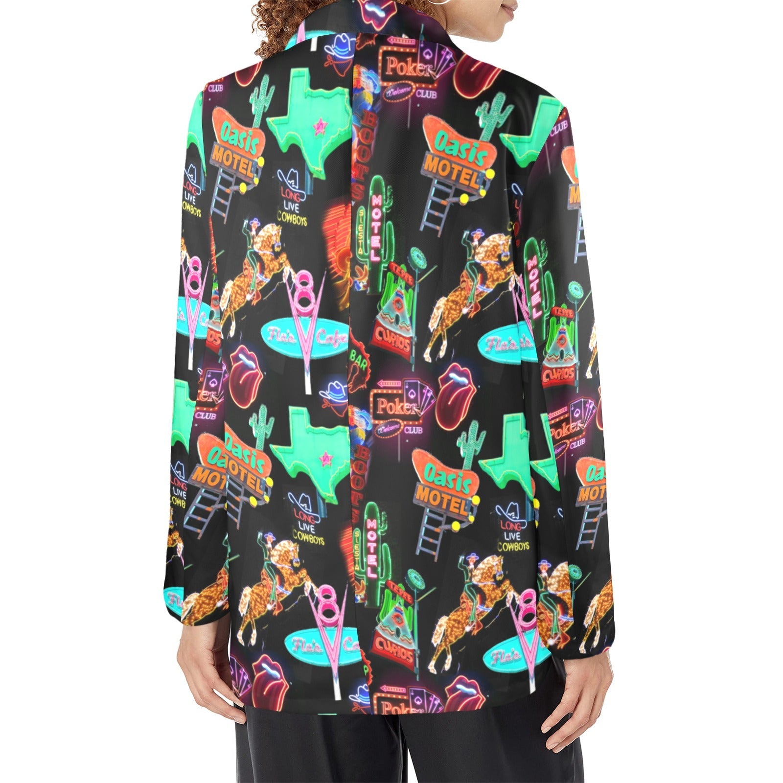 Baha Ranch Vegas Neon Women's Western Blazer