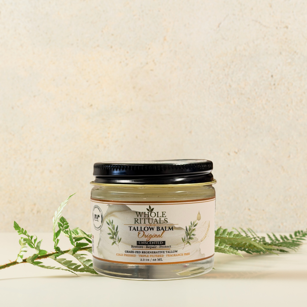 Grass-Fed Beef Tallow Balm – Unscented