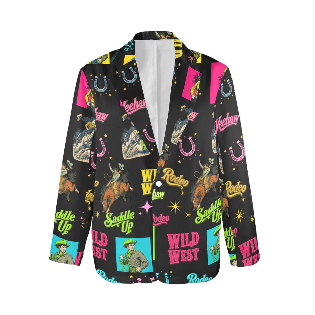 Baha Ranch The Last Roundup Western Blazer in Black