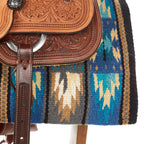 1469-3 Sandhill 36x34 New Zealand Wool Saddle Blanket