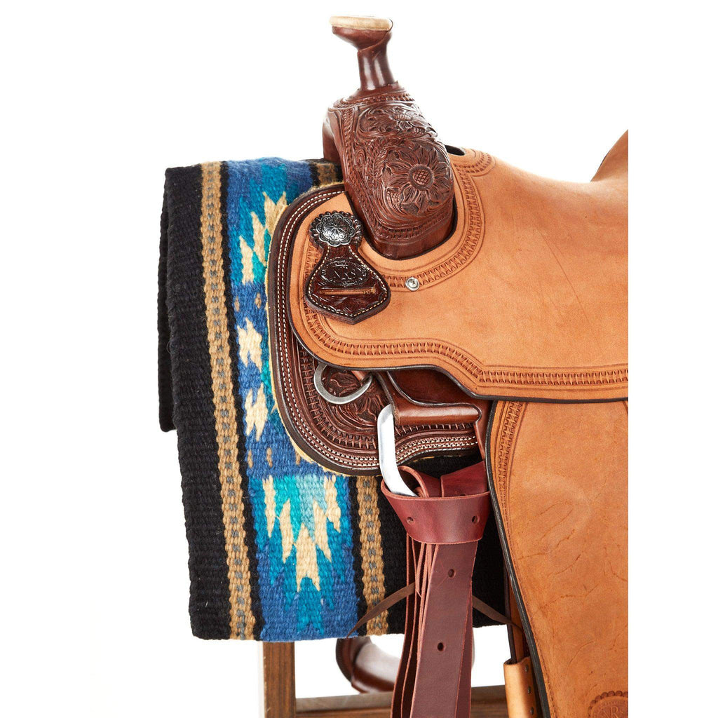 1469-3 Sandhill 36x34 New Zealand Wool Saddle Blanket