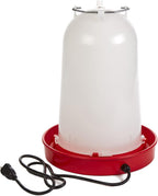 API Heated Chicken or Bird Waterer Heated Poultry Waterer, 3 Gallon