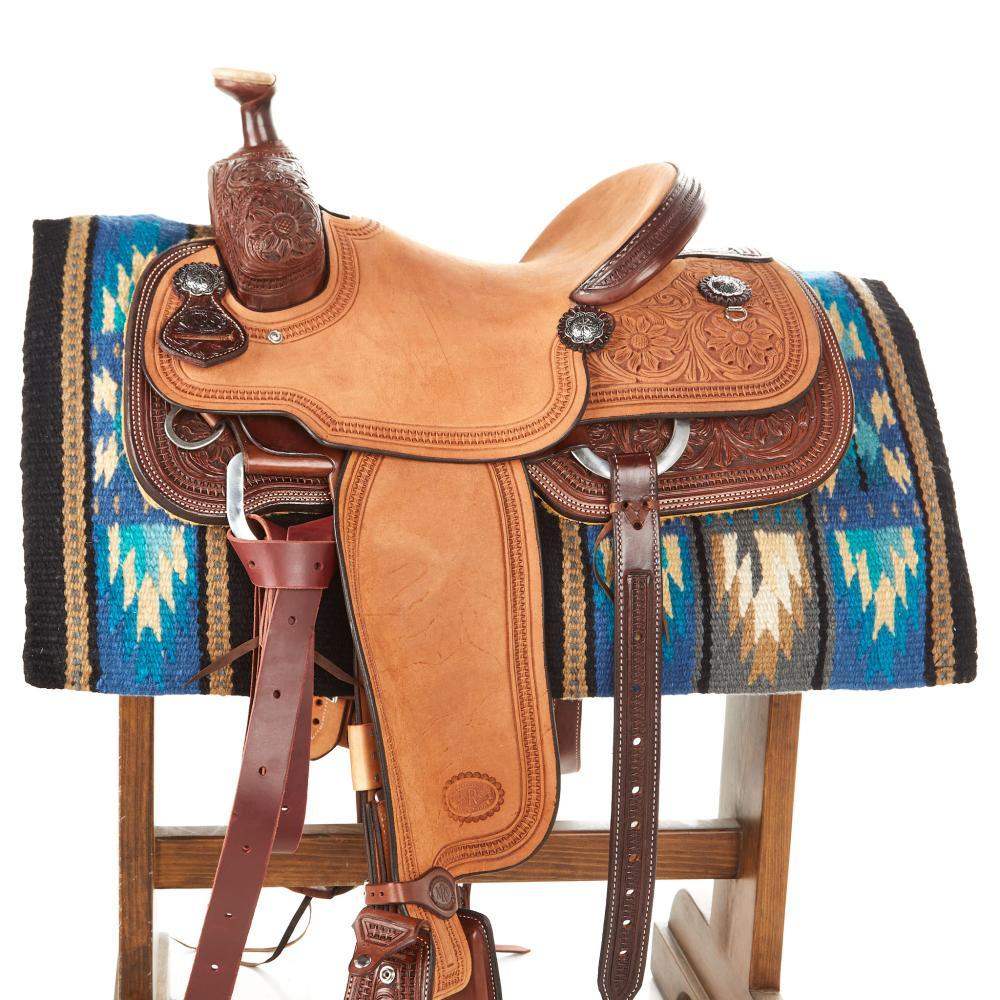 1469-3 Sandhill 36x34 New Zealand Wool Saddle Blanket