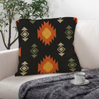 Baha Ranch Black Aztec Pillow Case Made in America