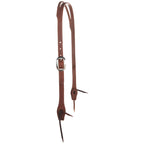 WD-SLEHO Heavy Oil Harness Leather 3/4" Slit Ear Headstall