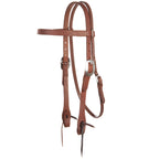 WD-SBHO Heavy Oil Harness Leather Double Buckle 3 4 Browband Headstall