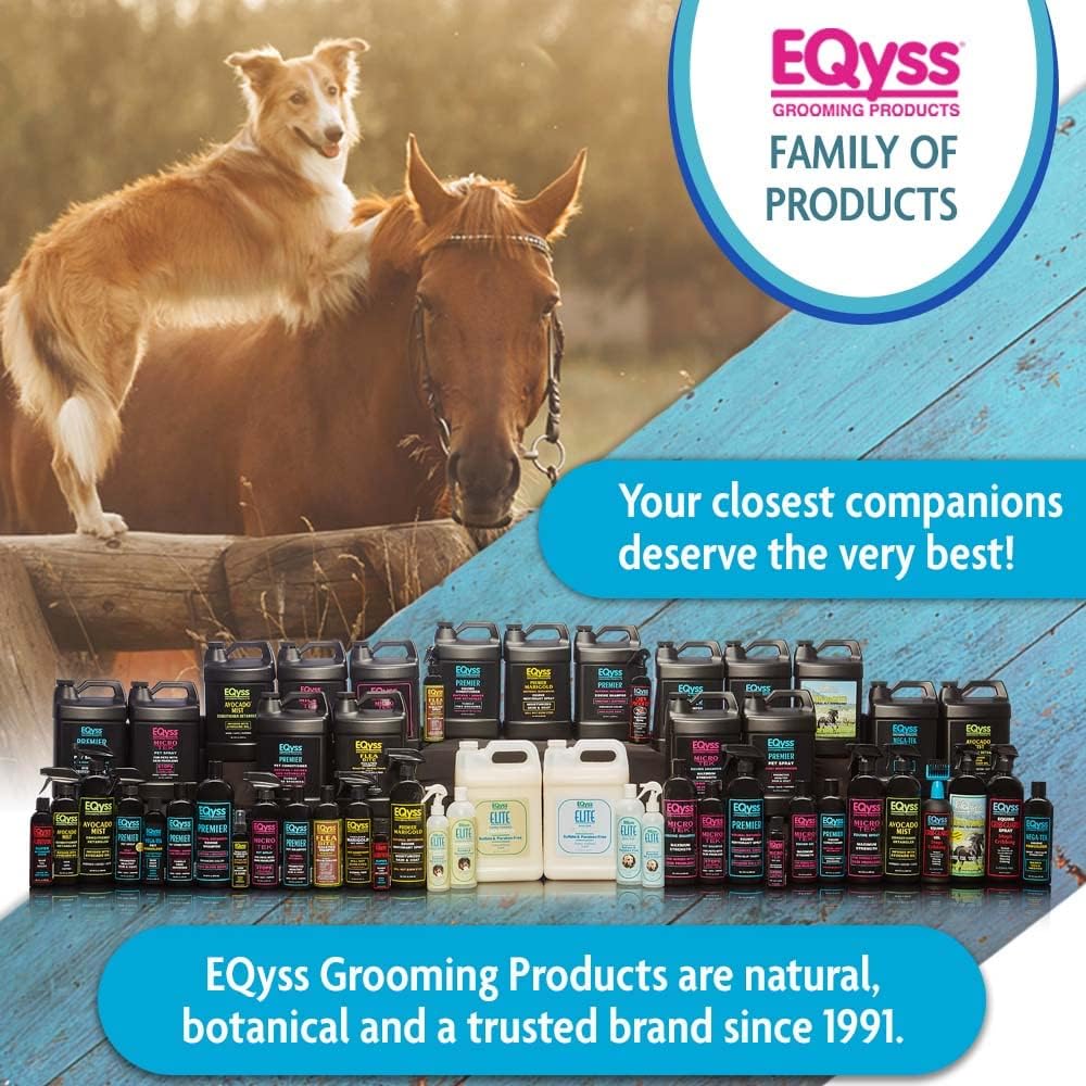 EQyss Avocado Mist Conditioner Spray 32oz. Horse Detangler Shine Reduce Breakage