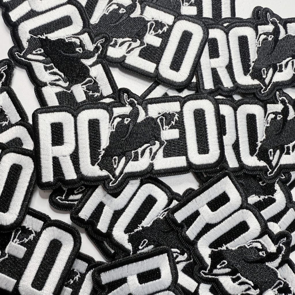 3.5" RODEO I  Embroidered Hat Patch