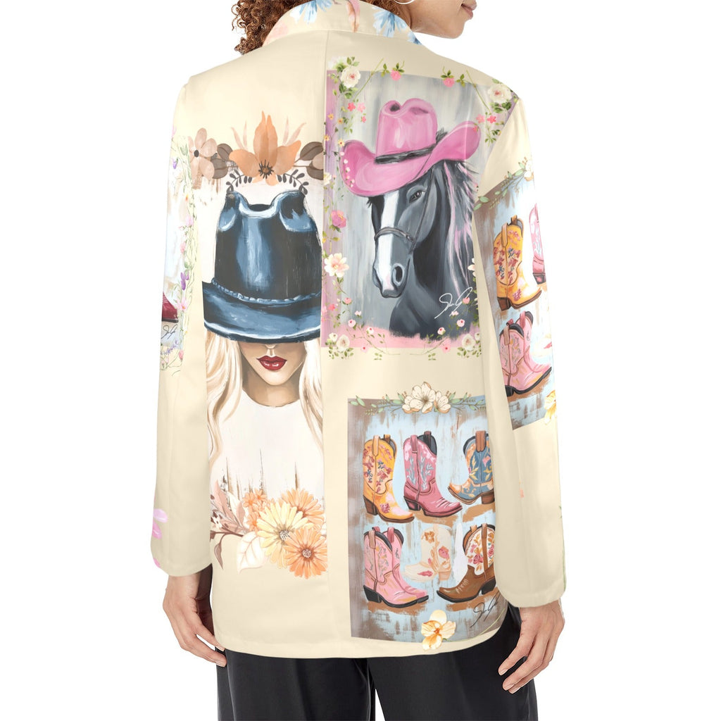 Baha Ranch Danilo Painted Cowgirl Western Blazer