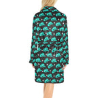 Baha Ranch Turquoise Cowgirl Hat Women's Western Bath Robe
