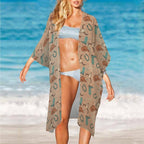 Baha Ranch Totally Western Duster Kimono Coverup