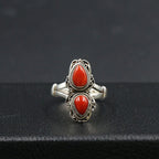 Nepal Handmade Jewelry Open Organic Xizang Style Personalized Creative Retro Ethnic Style Ring For Women
