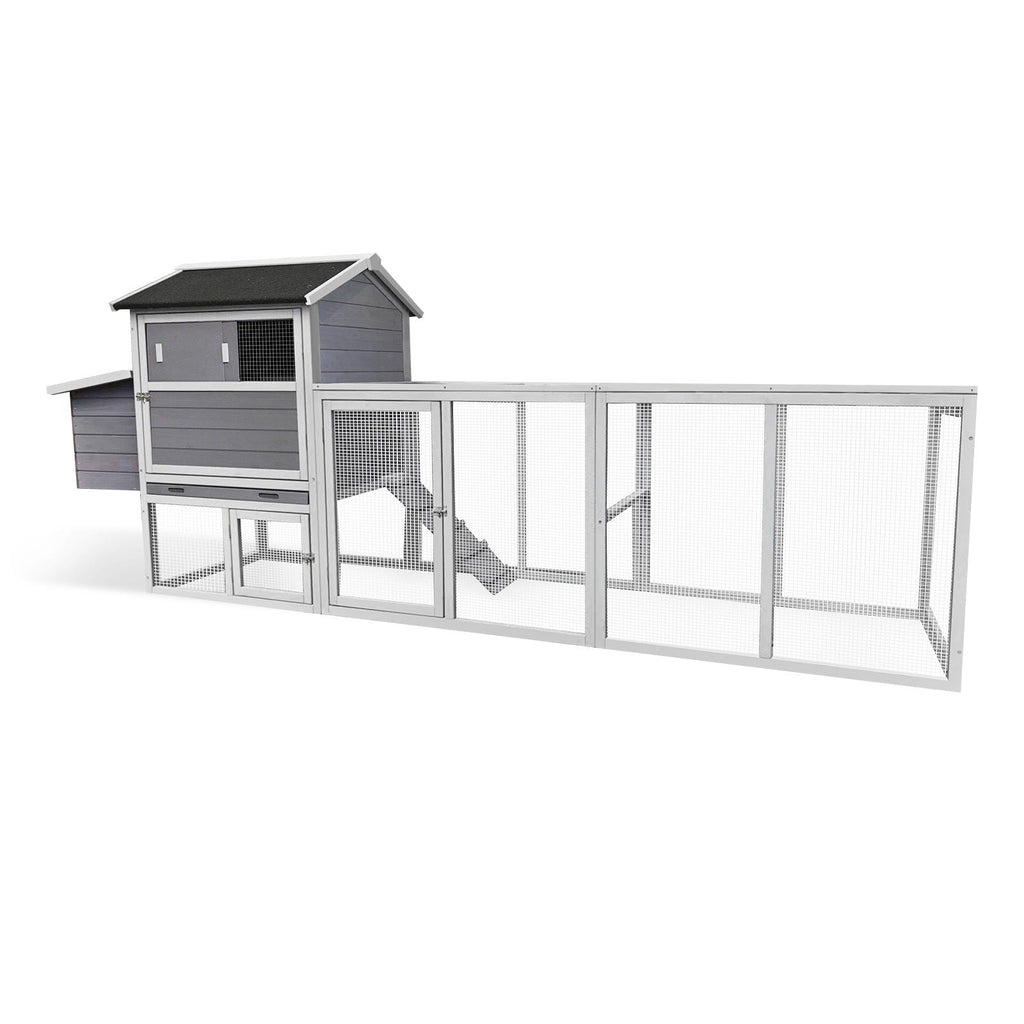 Chicken Coop With Run And Nesting Box