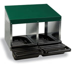Multi-Compartment Poultry Laying Nesting Boxes with Easy-Clean Plastic Floors