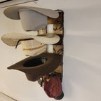 The 3-Hatter: Vertical Wall-Hanging Western Organization