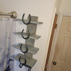 The Wash-House Rack: Heritage Bathroom Towel Organizer
