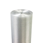 Wire Mesh Fence Roll 60in x 50ft, 1/2in x 1/2in 19GA Galvanized Steel Poultry Netting
