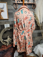 Baha Ranch Totally Western Women's Western Bath Robe