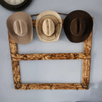 The 9-Hatter Flat: Professional Cowboy Hat Wall Display