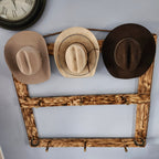 The 9-Hatter Flat: Professional Cowboy Hat Wall Display