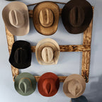 The 9-Hatter Flat: Professional Cowboy Hat Wall Display