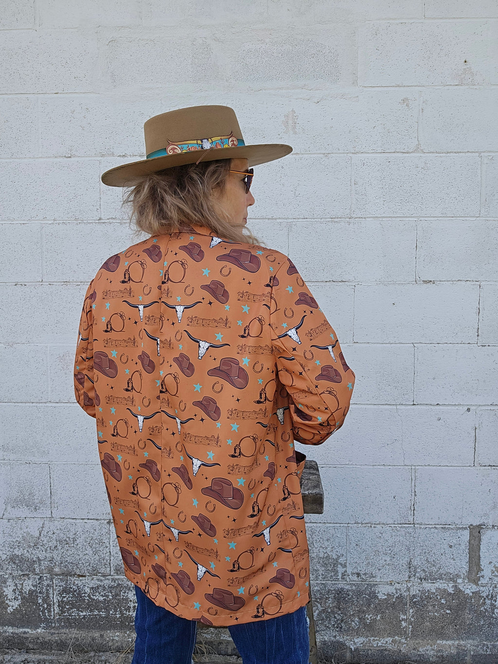 Baha Ranch Cowboy Things Womens Western Blazer