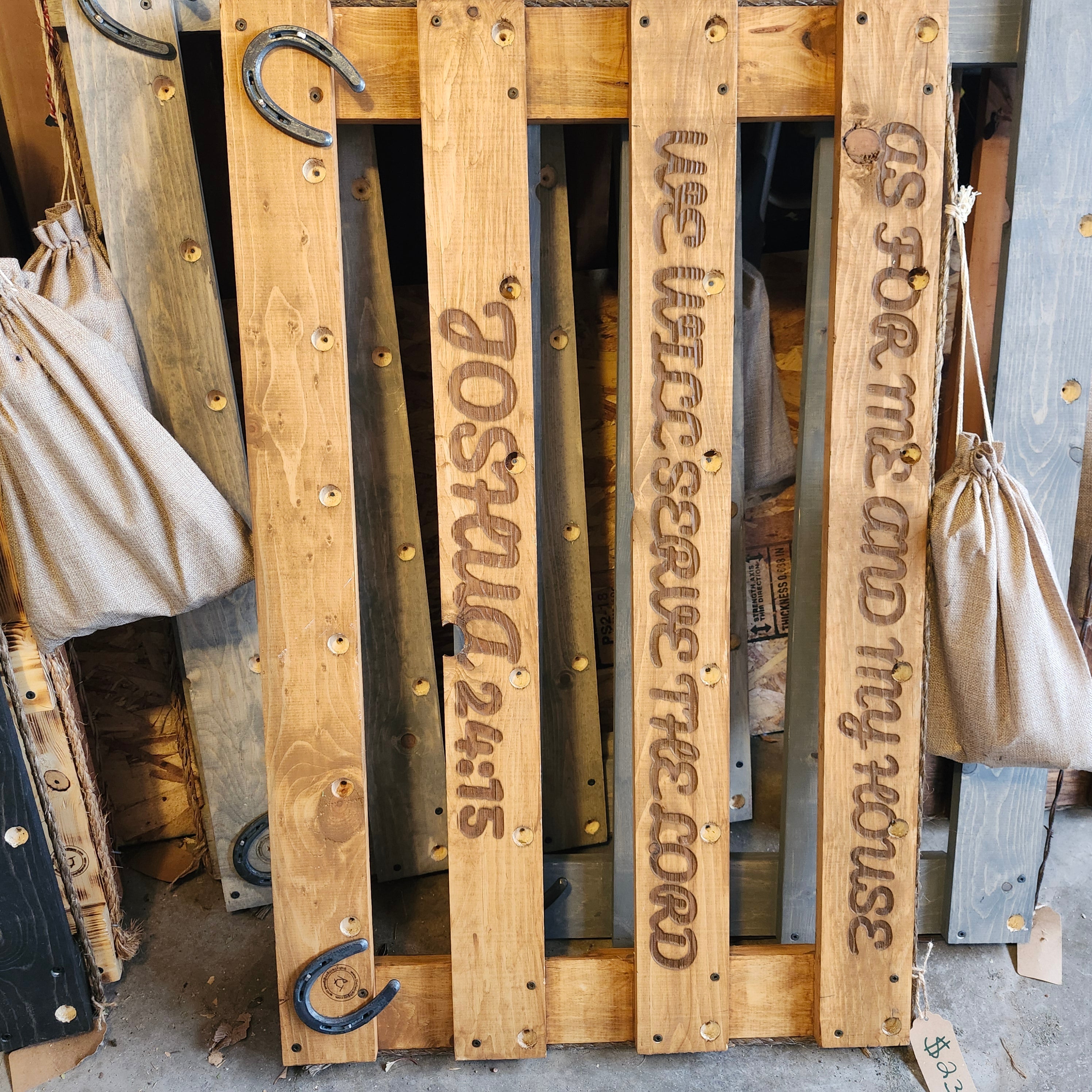 The 9-Hatter: Horizontal Wall-Hanging Western Organization