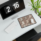Cowgirl Boot Desk Mat | Western Floral Boho Mouse Pad for Country-Chic Workspaces