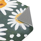 Rabbit Mat, Green Daisy