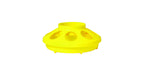 Little Giant Plastic Poultry Feeder Base Heavy Duty 1 Quart Yellow