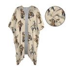 Baha Ranch Vintage Cowgirl Duster Kimono Coverup