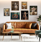 Gallery Horse Wearing a Western Cowboy Hat Print by The Creative Bunch Studio