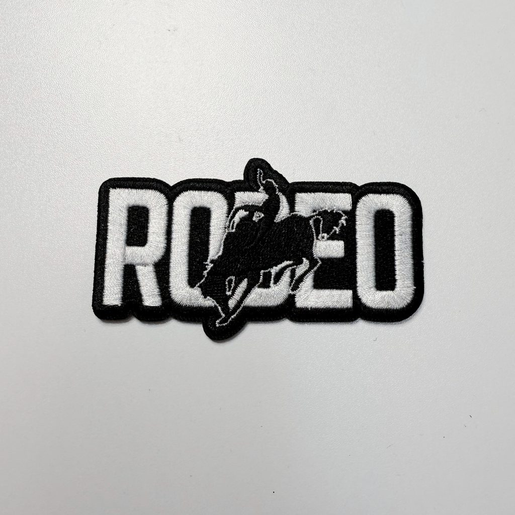 3.5" RODEO I  Embroidered Hat Patch