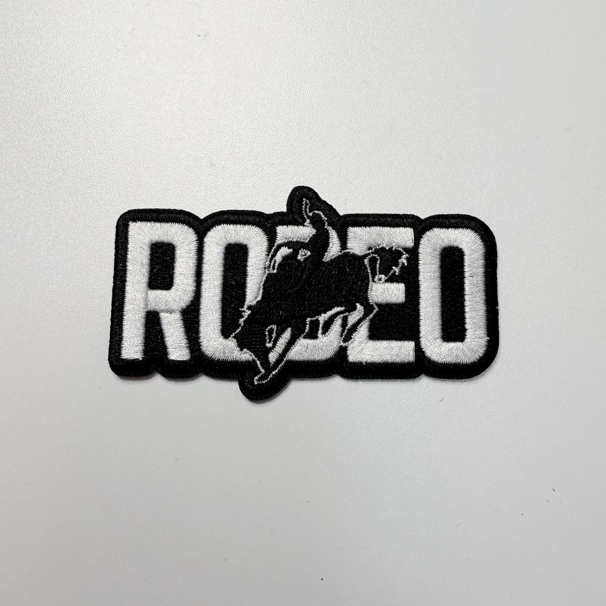 3.5" RODEO I  Embroidered Hat Patch