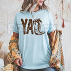 "Cowboy Boot Print" Western Graphic T-Shirt – Retro Country Music Rodeo Novelty Lifestyle Tee