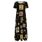 Baha Ranch Vintage Cowgirl Collage Western Dress