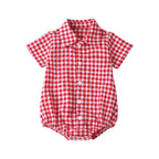 Short-sleeved Hip-covering Baby Onesie