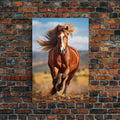 Horse Portrait, Animal Wall Art, Horse Painting, Canvas Print, Wall Art, Vertical Print, Gift For Horse Lover, Southern Decor, Farmhouse Art