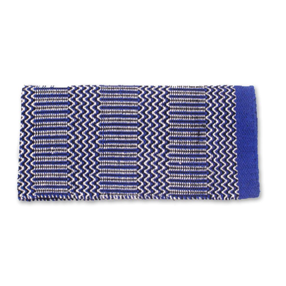 1340-4 Double Weave 32x64 Acrylic Blend Saddle Blanket Royal Blue