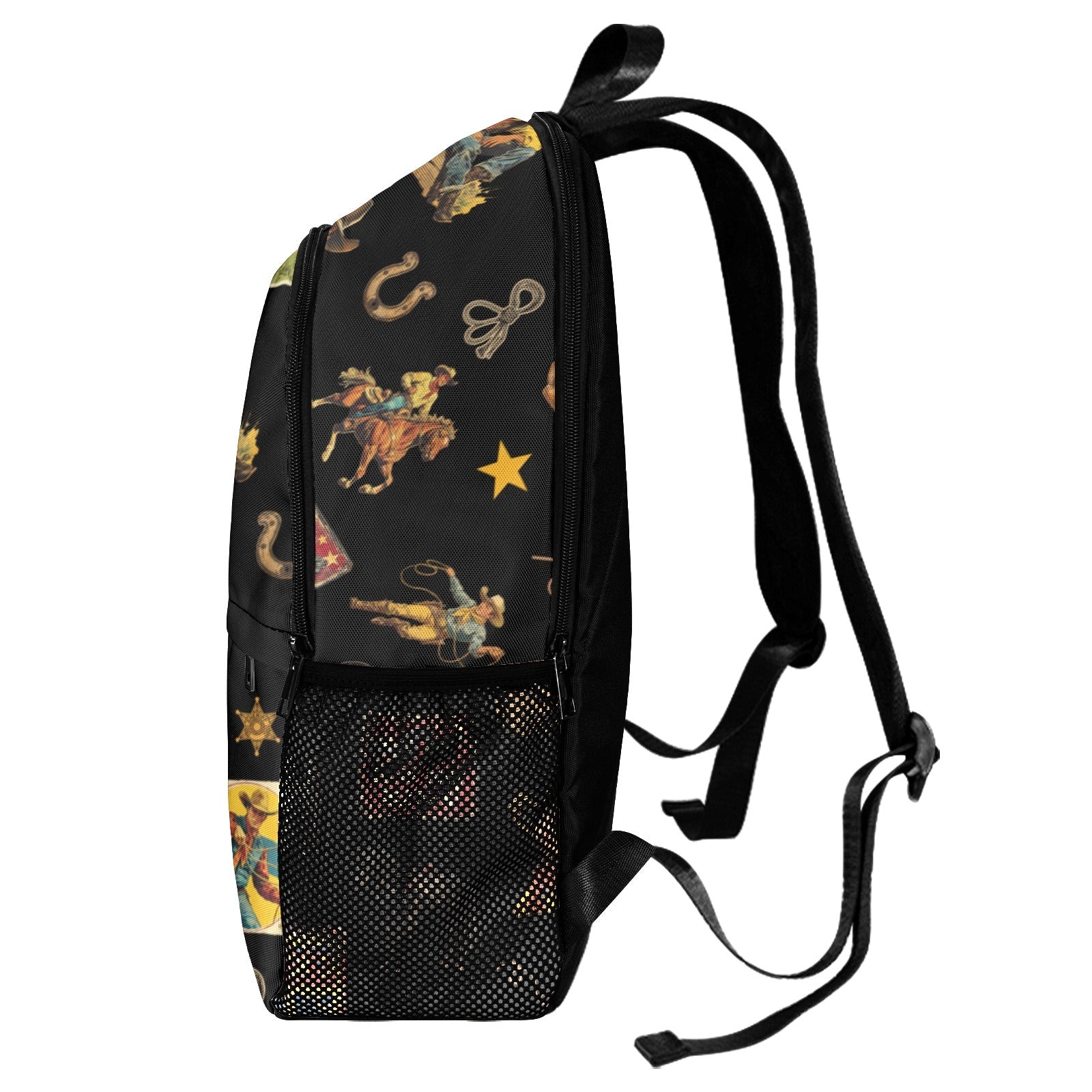 Baha Ranch Vintage Cowboy Collage Western Backpack