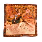 Round Up Silk Western Cowgirl Wild Rag Scarf