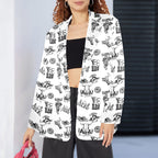 Baha Ranch Cowboy Print Women's Western Blazer