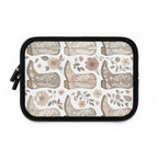 Neutral Cowboy Boot Laptop Sleeve | Tan Western Floral Tech Cover