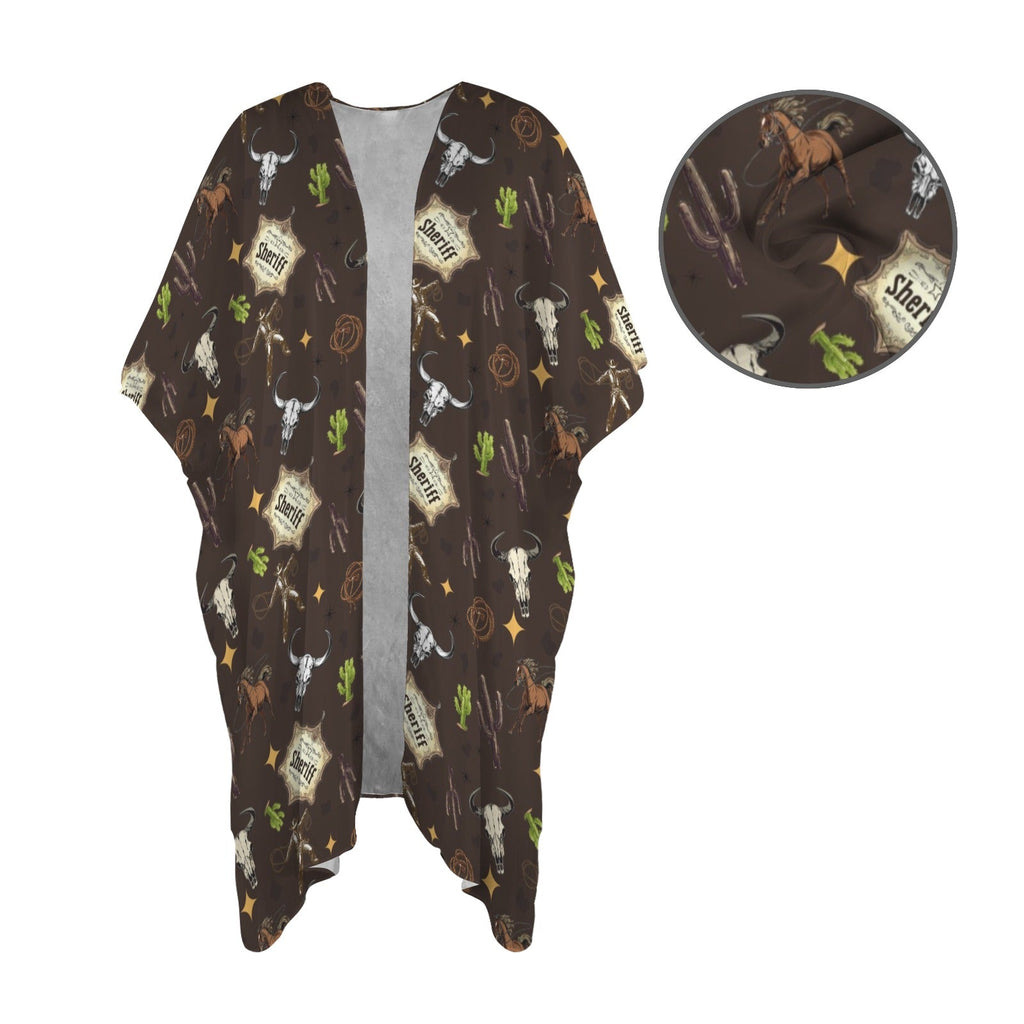 Baha Ranch Western Kimono Duster Coverup