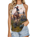 Baha Ranch Vintage Western Cowboy Women's Tank Top