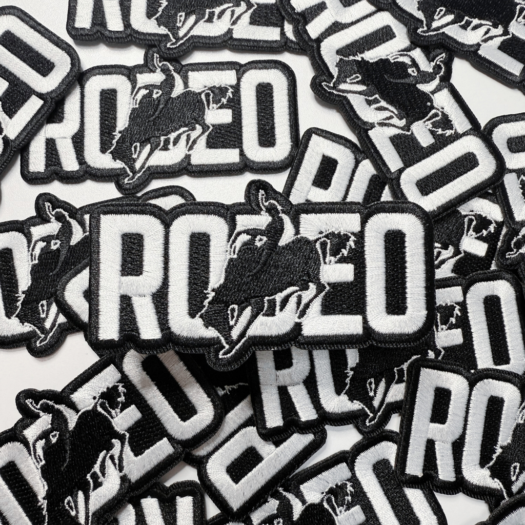 3.5" RODEO I  Embroidered Hat Patch