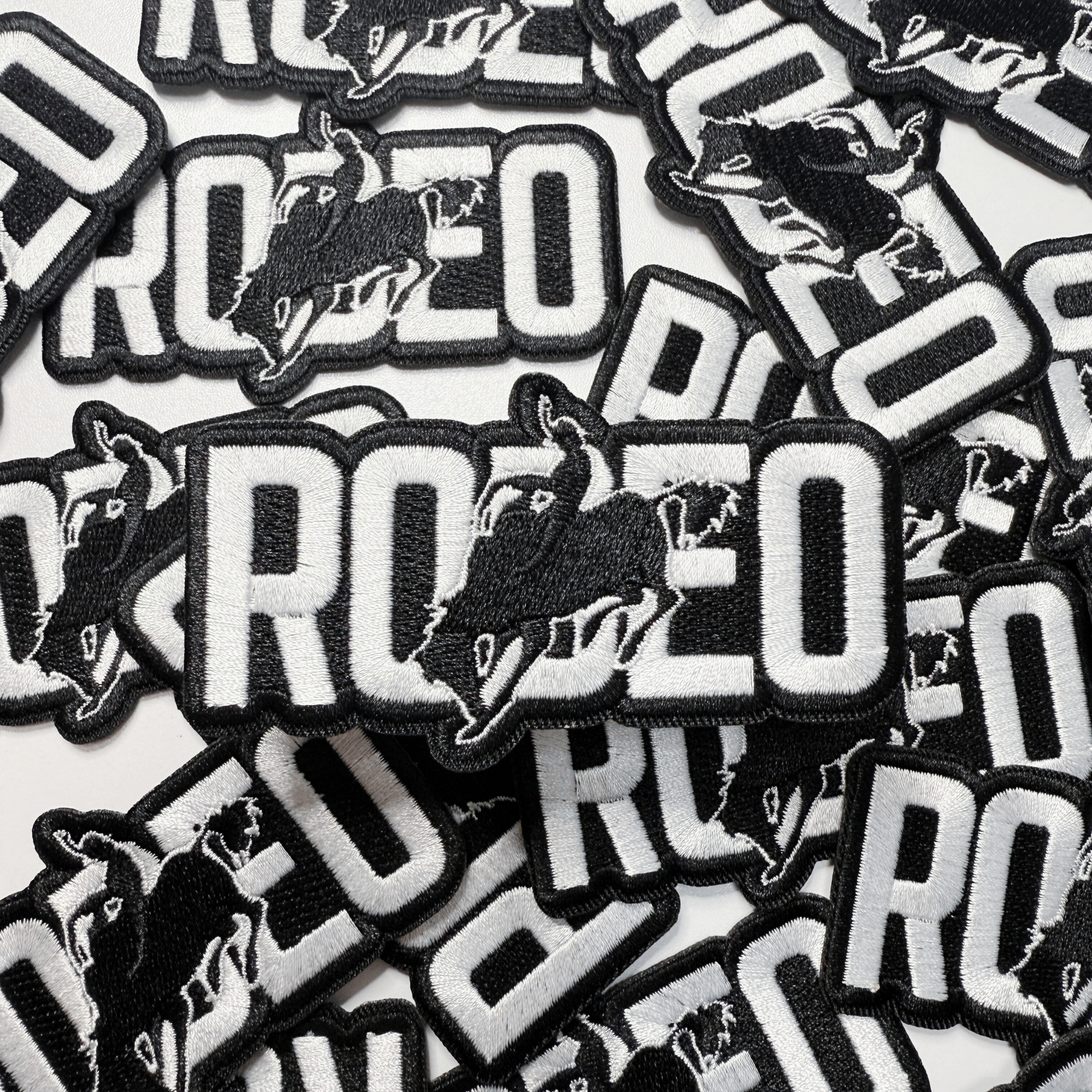 3.5" RODEO I  Embroidered Hat Patch
